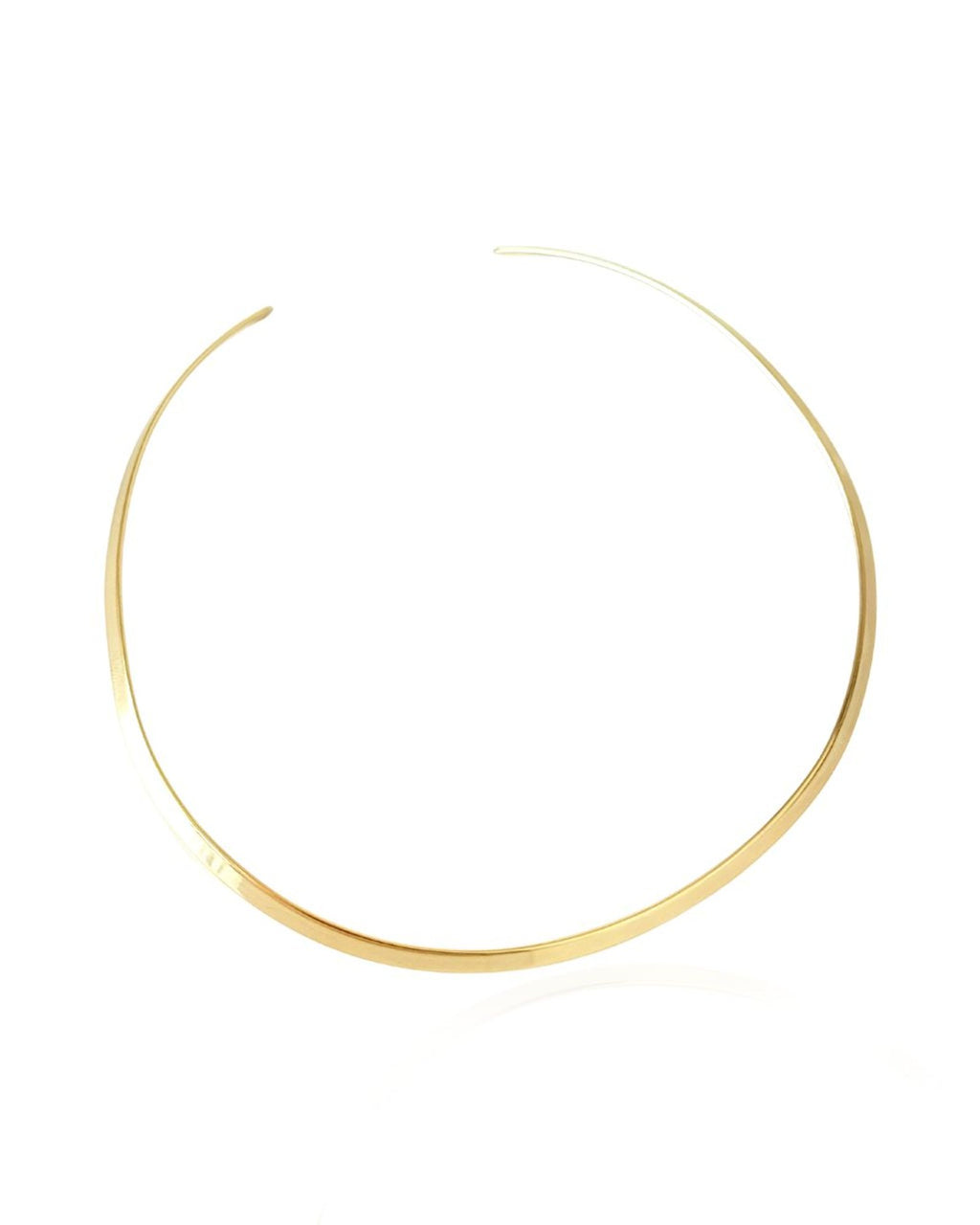 Colar Choker Aro Liso - ouro semijoia