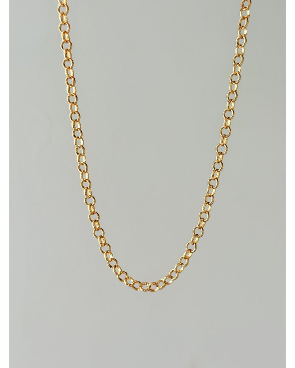 Colar Choker Elo Português folheado em ouro 18k