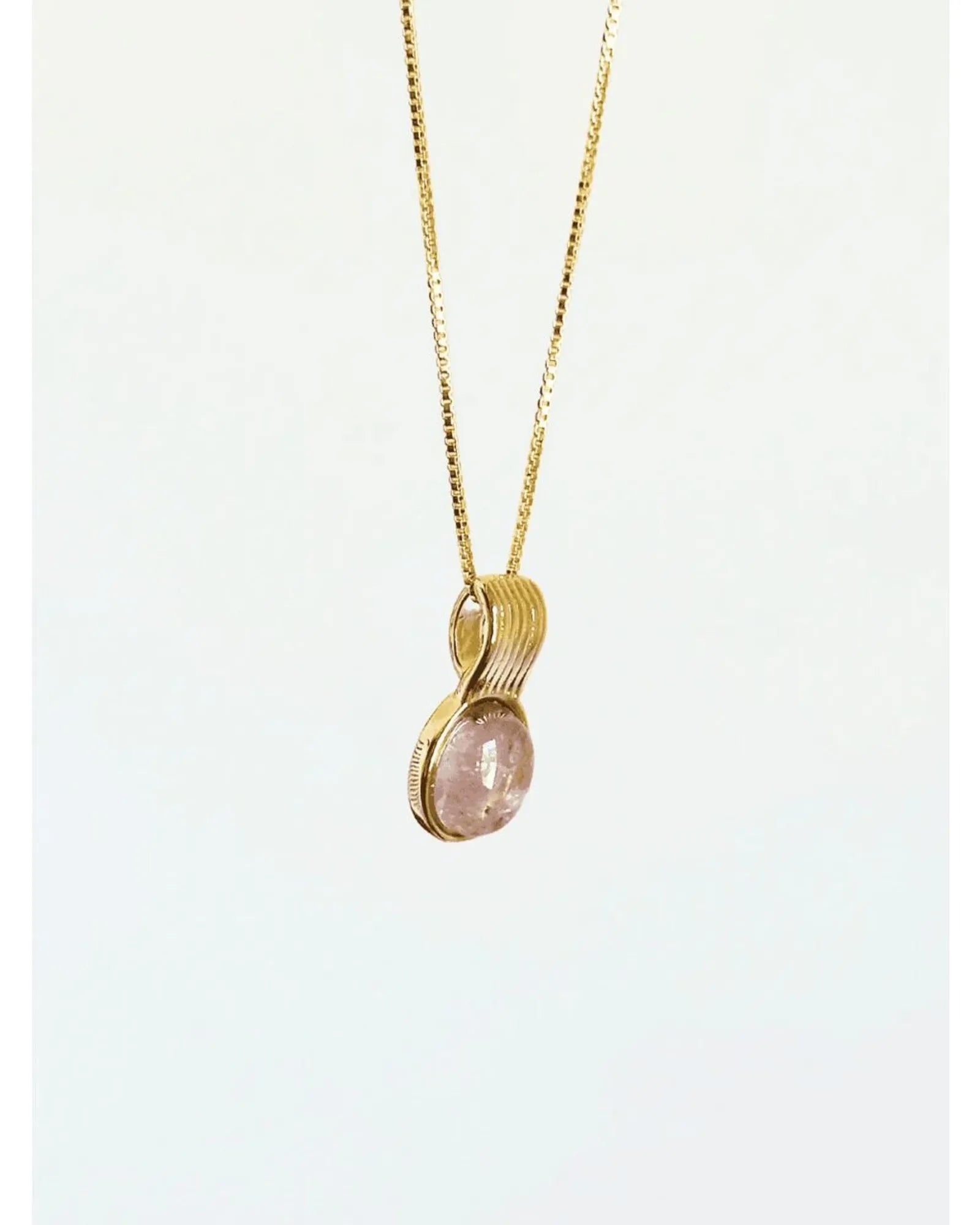 Conjunto Colar e Brinco Oval Ametista Ouro semijoia