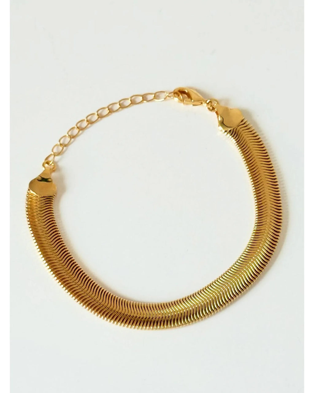 Pulseira de Malha 8mm folheado em ouro 18k